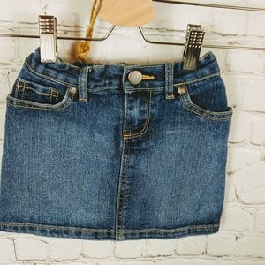 Children's Place little girls jeans skirt size 6